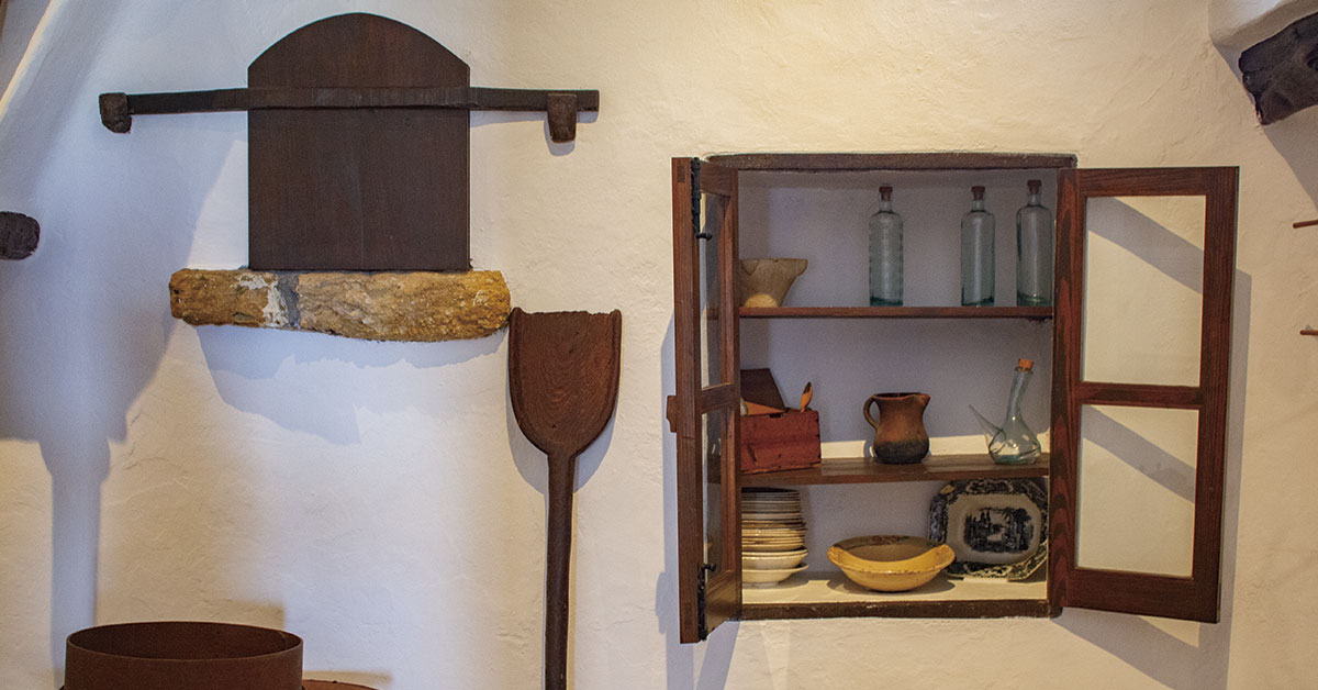 horno de cocina casa payesa antigua