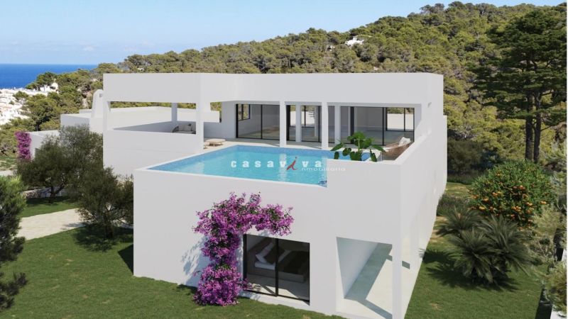 Villa con vistas espectaculares en Santa Eulalia - Ibiza